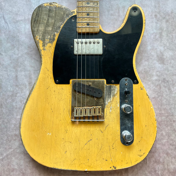 2012 Fender Custom Shop 1953 Telecaster Heavy Relic Micawber Specs - Nocaster Blonde