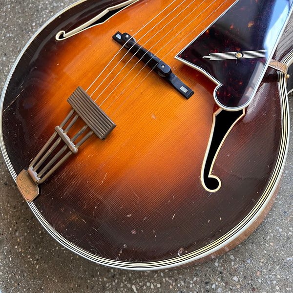 D'Angelico Excel Vintage Archtop Guitar 1937 - Sunburst - 4