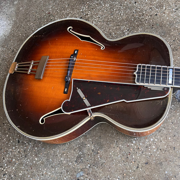 D'Angelico Excel Vintage Archtop Guitar 1937 - Sunburst - 8