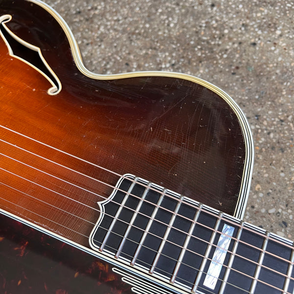 D'Angelico Excel Vintage Archtop Guitar 1937 - Sunburst - 9