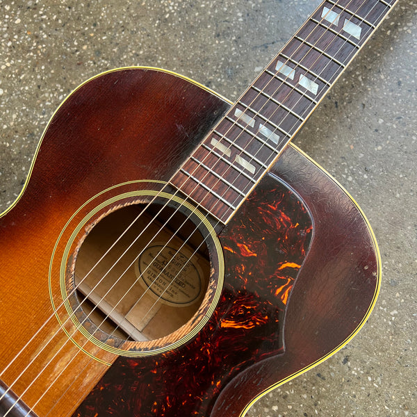 1953 Gibson J-185 Vintage Acoustic Guitar - Sunburst - 3