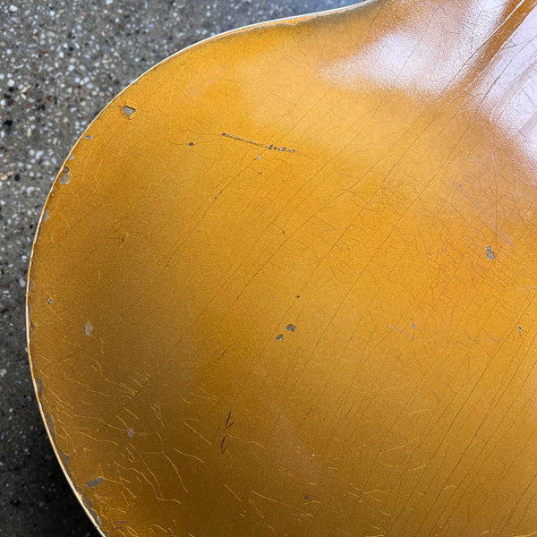 1956 Gibson ES-295 Hollow Body Vintage Electric Guitar All Gold with Fixed Arm Bigsby - 17