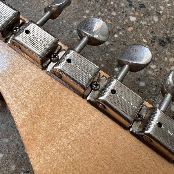 1957 Fender Stratocaster Non-Tremolo Hardtail Vintage Electric Guitar - 2-Tone Sunburst - 30