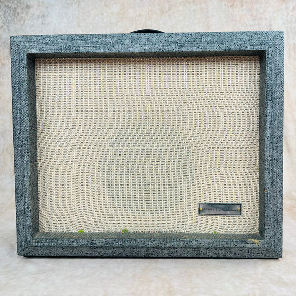 Silvertone Model 1481 5w 1x8" Vintage Guitar Combo Amplifier 1960s - Gray - 1