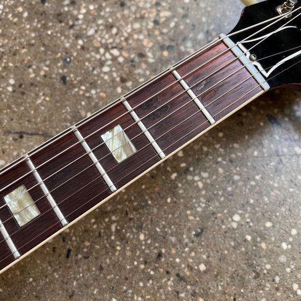 1963 Gibson ES-335TD Semi-Hollow Vintage Electric Guitar with Bigsby Cherry - 10