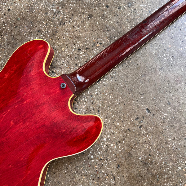 1963 Gibson ES-335TD Semi-Hollow Vintage Electric Guitar with Bigsby Cherry - 16