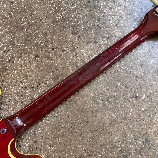 1963 Gibson ES-335TD Semi-Hollow Vintage Electric Guitar with Bigsby Cherry - 17