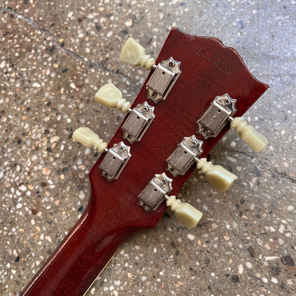 1963 Gibson ES-335TD Semi-Hollow Vintage Electric Guitar with Bigsby Cherry - 19