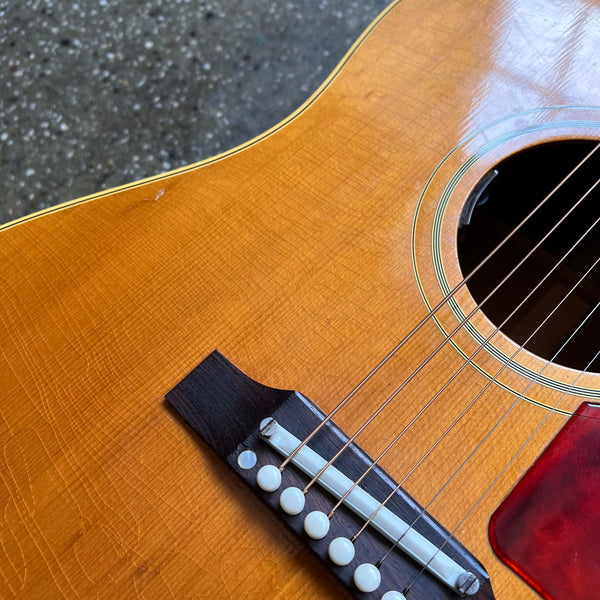Gibson J-50ADJ Vintage Acoustic Guitar 1965 - Natural w/ LR Baggs Pickup - 4
