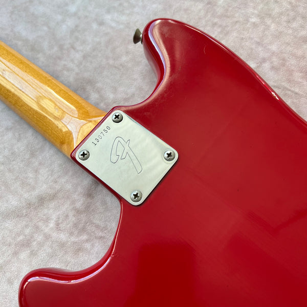 1966 Feder Duo-Sonic II Red Vintage Electric Offset Guitar - 20