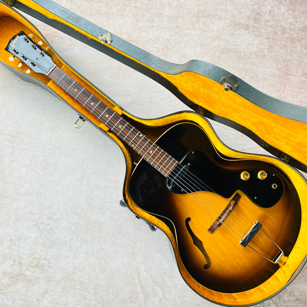 1966 Gibson ES-120T Thinline Hollow Body Vintage Electric Guitar - Sunburst - 16