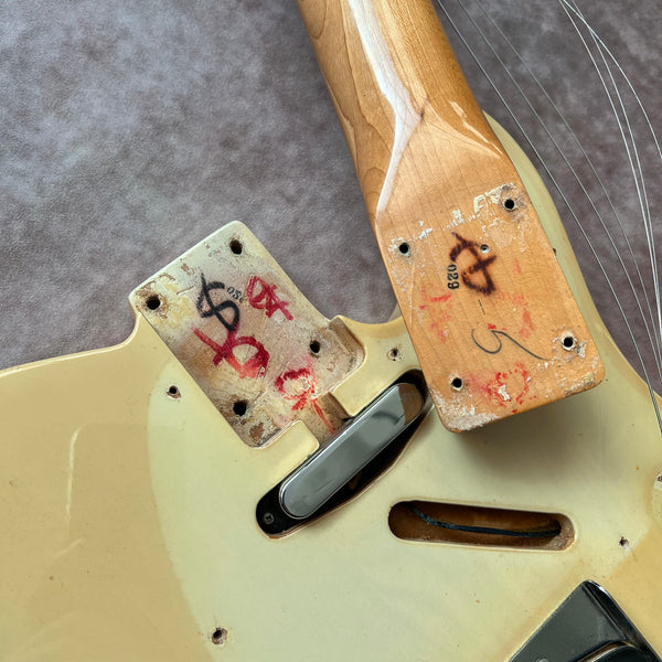 1968 Fender Telecaster Blonde Vintage Electric Guitar Maple Fretboard - 12