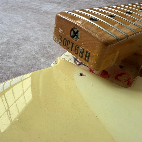 1968 Fender Telecaster Blonde Vintage Electric Guitar Maple Fretboard - 13
