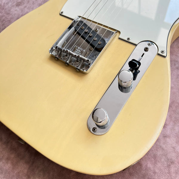 1968 Fender Telecaster Blonde Vintage Electric Guitar Maple Fretboard - 5