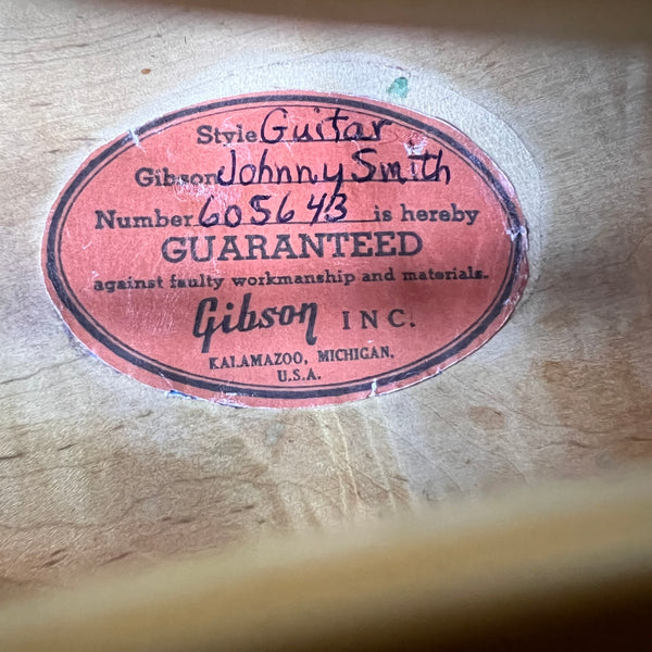 Gibson Johnny Smith 1968 - Sunburst - 14