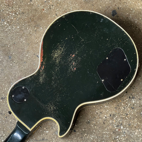 1968 Gibson Les Paul Custom Black Beauty Ebony Vintage Electric Guitar - 12