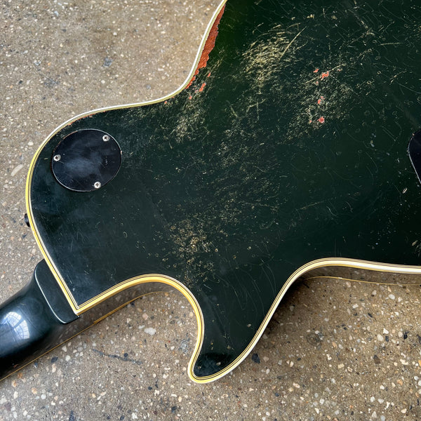 1968 Gibson Les Paul Custom Black Beauty Ebony Vintage Electric Guitar - 15