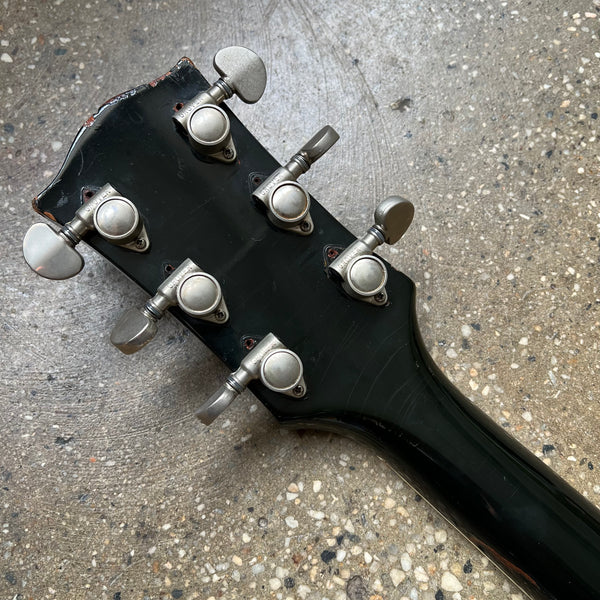 1968 Gibson Les Paul Custom Black Beauty Ebony Vintage Electric Guitar - 18