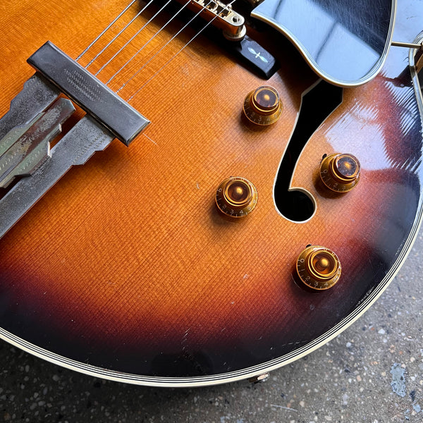 Gibson L-5CES Vintage Hollow Body Archtop Electric Guitar 1975 - Vintage Sunburst - 7