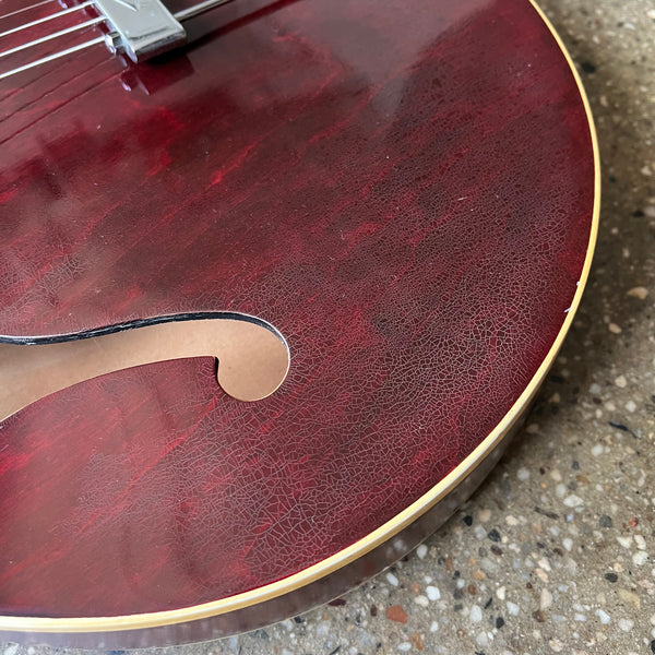 Gibson ES-335TD Semi-Hollow Vintage Electric Guitar 1976 - Wine Red - 10