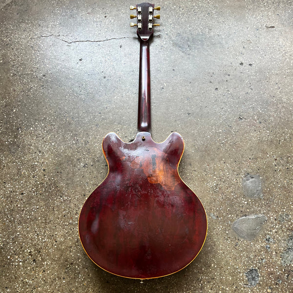 Gibson ES-335TD Semi-Hollow Vintage Electric Guitar 1976 - Wine Red - 14