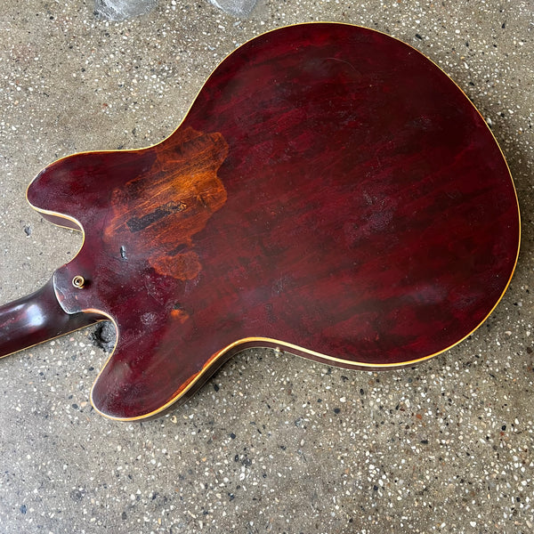 Gibson ES-335TD Semi-Hollow Vintage Electric Guitar 1976 - Wine Red - 15