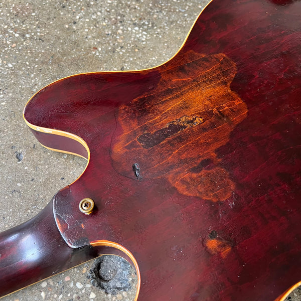 Gibson ES-335TD Semi-Hollow Vintage Electric Guitar 1976 - Wine Red - 16