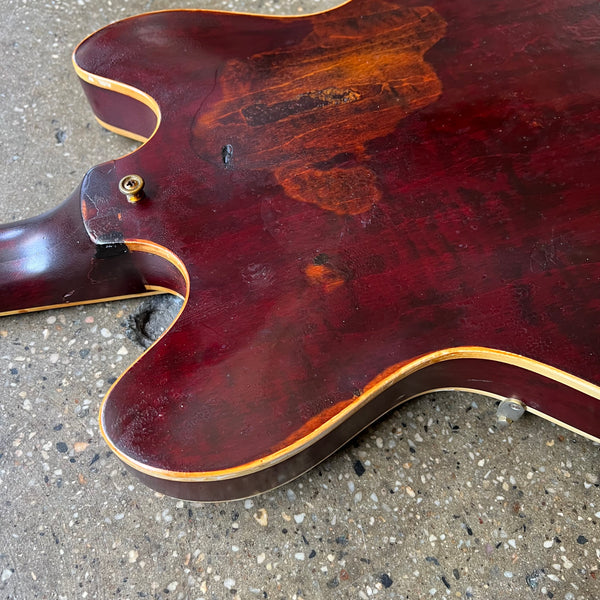 Gibson ES-335TD Semi-Hollow Vintage Electric Guitar 1976 - Wine Red - 17