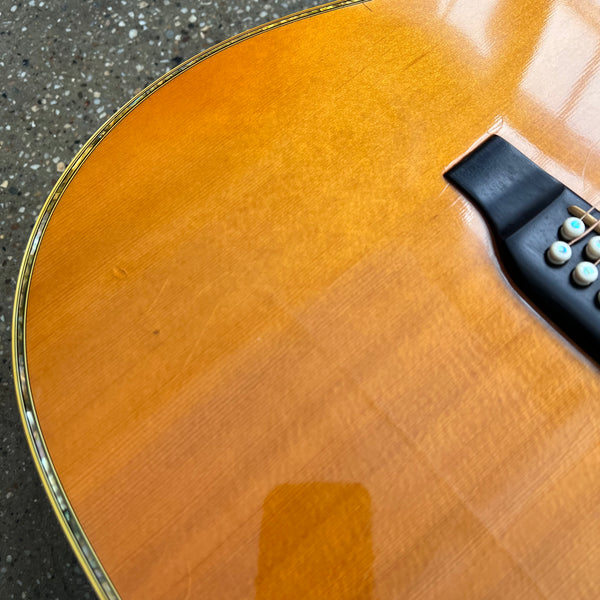 Martin D12-45 Custom Dreadnought Vintage Acoustic 12-String Guitar 1976 - Natural - 5