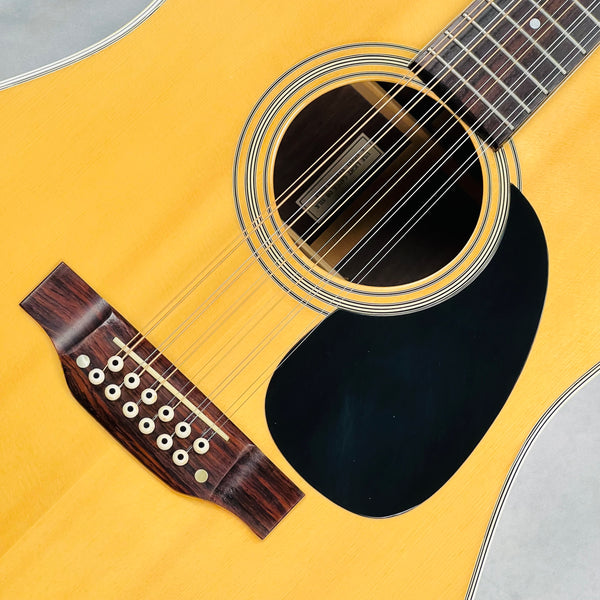 1976 Takamine F-400 12-String Dreadnought Vintage Acoustic Guitar - Natural - 7