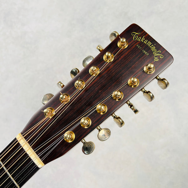 1976 Takamine F-400 12-String Dreadnought Vintage Acoustic Guitar - Natural - 9