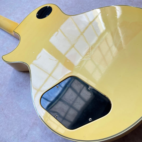 1980 Gibson Les Paul Custom White Vintage Electric Guitar - 16