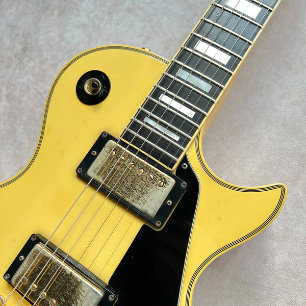 1980 Gibson Les Paul Custom White Vintage Electric Guitar - 3