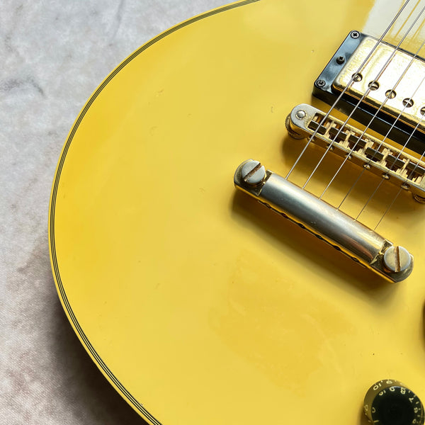 1980 Gibson Les Paul Custom White Vintage Electric Guitar - 4