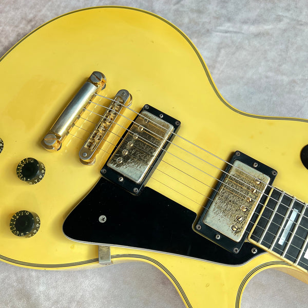 1980 Gibson Les Paul Custom White Vintage Electric Guitar - 8