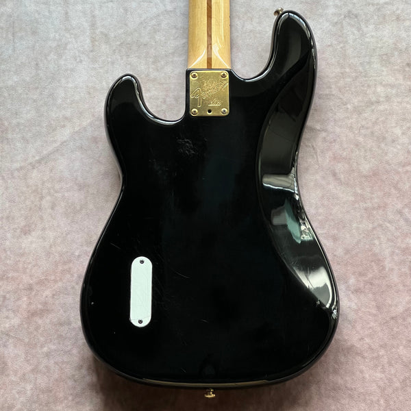 Fender Precision Bass Elite I Maple Fretboard Gold Hardware 1983 - Black - 13