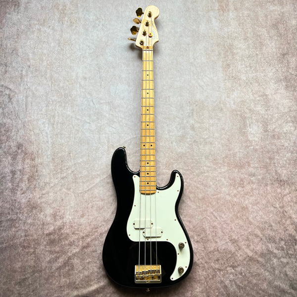 Fender Precision Bass Elite I Maple Fretboard Gold Hardware 1983 - Black - 2