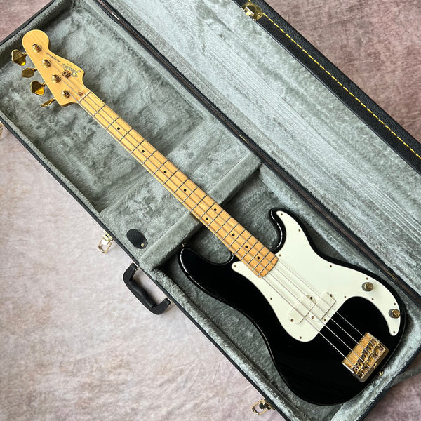 Fender Precision Bass Elite I Maple Fretboard Gold Hardware 1983 - Black - 22