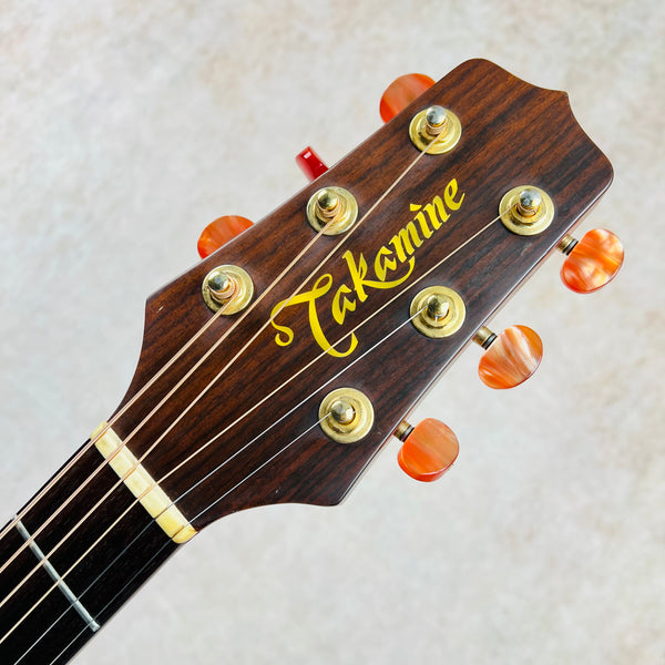 Takamine N-15 Cedar Top Dreadnought Acoustic Guitar 1987 - Natural - 10