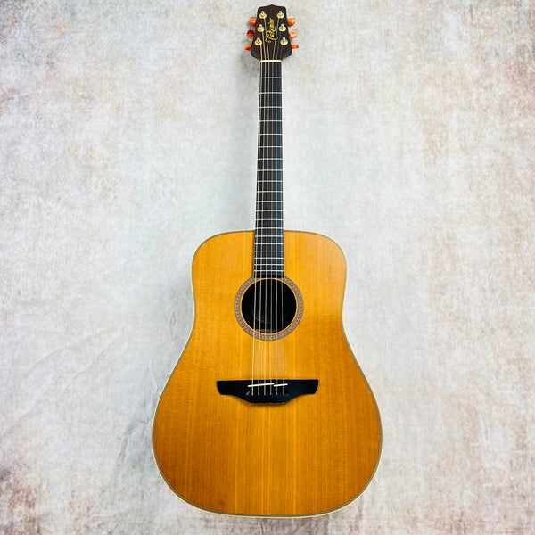 Takamine N-15 Cedar Top Dreadnought Acoustic Guitar 1987 - Natural - 2