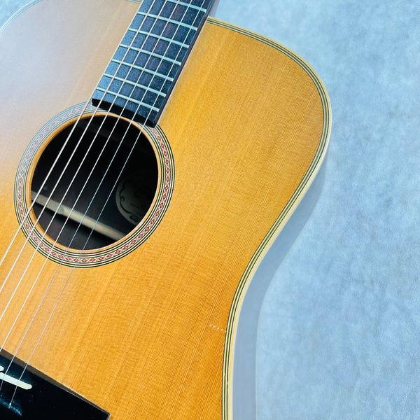 Takamine N-15 Cedar Top Dreadnought Acoustic Guitar 1987 - Natural - 6