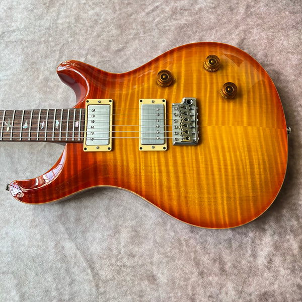 1992 PRS Custom 24 10-Top Cherry Sunburst Paul Reed Smith Electric Guitar - 10