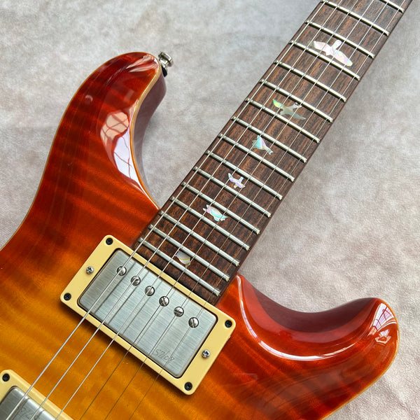 1992 PRS Custom 24 10-Top Cherry Sunburst Paul Reed Smith Electric Guitar - 3