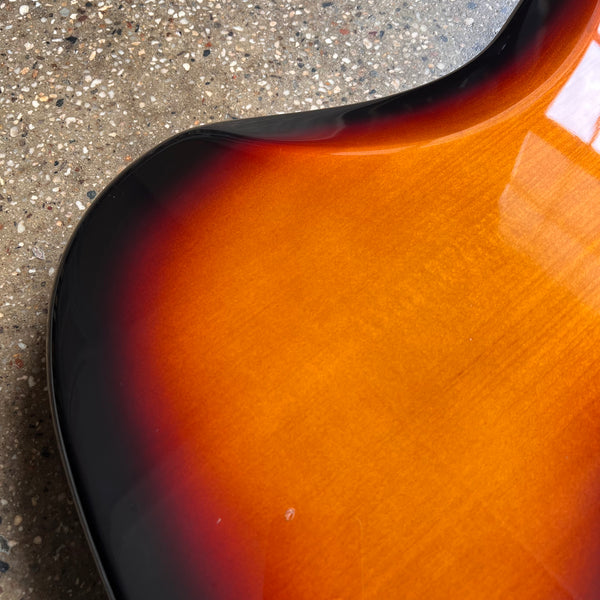 Fender Japan JB-62L Jazz Bass Reissue Left-Handed 1994 - 3 Tone Sunburst - 12