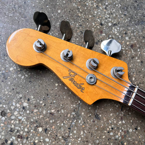 Fender Japan JB-62L Jazz Bass Reissue Left-Handed 1994 - 3 Tone Sunburst - 8