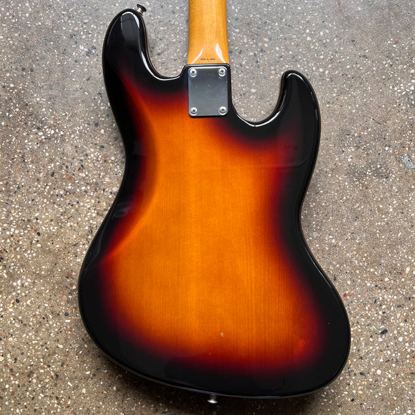 Fender Japan JB-62L Jazz Bass Reissue Left-Handed 1994 - 3 Tone Sunburst - 9