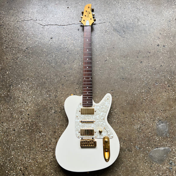 Ibanez TV550 Talman 1995 Electric Guitar Made In Japan - White with Gold Hardware - 2