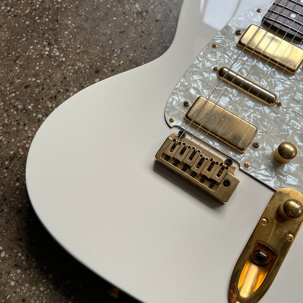 Ibanez TV550 Talman 1995 Electric Guitar Made In Japan - White with Gold Hardware - 4