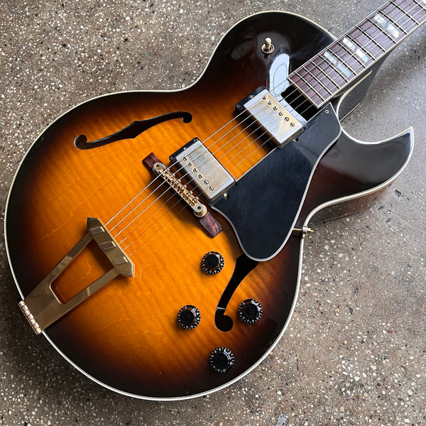 Gibson ES-175 Hollow Body Electric Guitar 1998 - Vintage Sunburst - 11