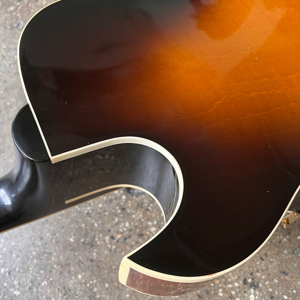 Gibson ES-175 Hollow Body Electric Guitar 1998 - Vintage Sunburst - 24